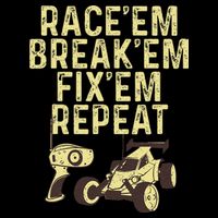 Cool Rc Car Rc Car Racing Race Lover Cooling Performance Crew T-Shirt