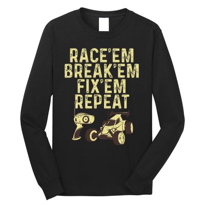 Cool Rc Car Rc Car Racing Race Lover Long Sleeve Shirt