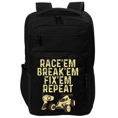 Cool Rc Car Rc Car Racing Race Lover Impact Tech Backpack