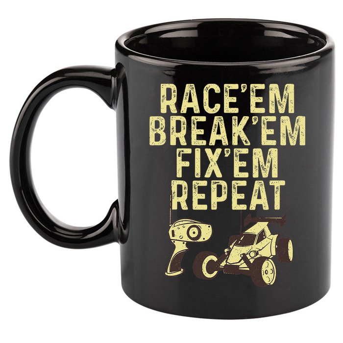 Cool Rc Car Rc Car Racing Race Lover 11oz C Handle Ceramic Mug