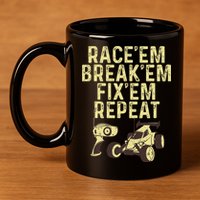 Cool Rc Car Rc Car Racing Race Lover 11oz C Handle Ceramic Mug