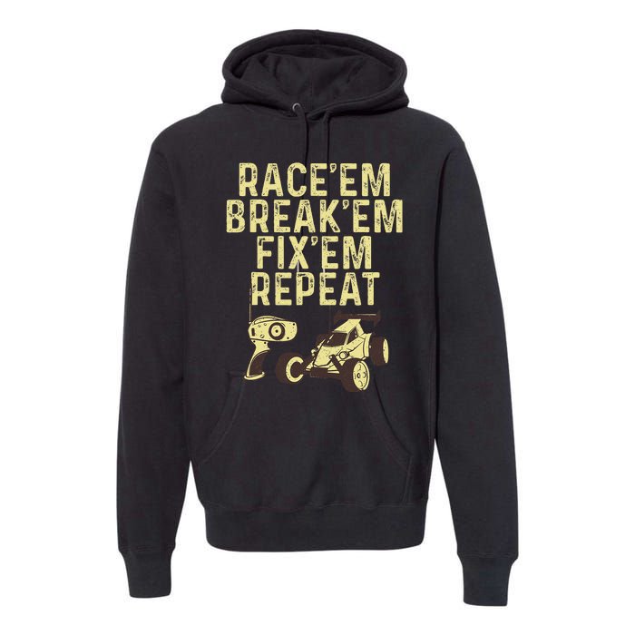 Cool Rc Car Rc Car Racing Race Lover Premium Hoodie