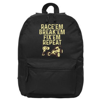 Cool Rc Car Rc Car Racing Race Lover 16 in Basic Backpack