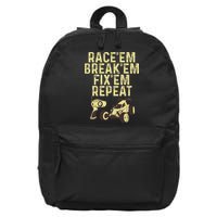 Cool Rc Car Rc Car Racing Race Lover 16 in Basic Backpack