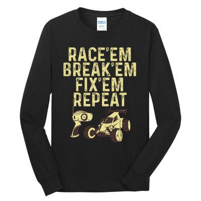 Cool Rc Car Rc Car Racing Race Lover Tall Long Sleeve T-Shirt