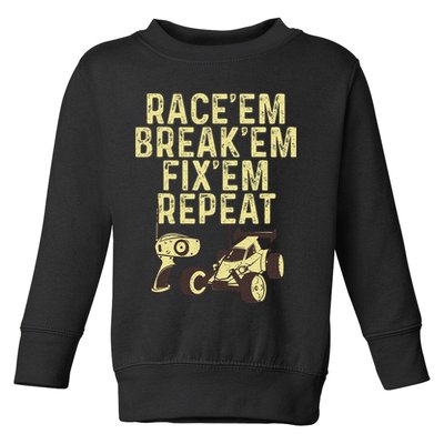 Cool Rc Car Rc Car Racing Race Lover Toddler Sweatshirt