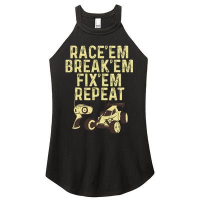 Cool Rc Car Rc Car Racing Race Lover Women's Perfect Tri Rocker Tank