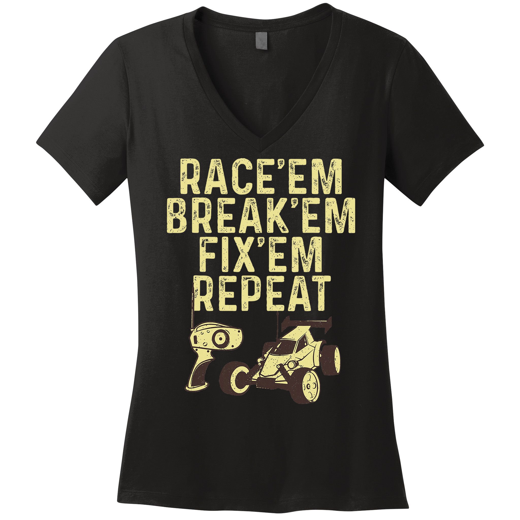 Cool Rc Car Rc Car Racing Race Lover Women's V-Neck T-Shirt
