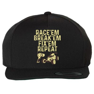 Cool Rc Car Rc Car Racing Race Lover Wool Snapback Cap