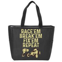 Cool Rc Car Rc Car Racing Race Lover Zip Tote Bag