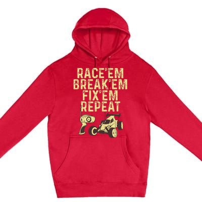 Cool Rc Car Rc Car Racing Race Lover Premium Pullover Hoodie