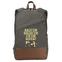 Cool Rc Car Rc Car Racing Race Lover Cotton Canvas Backpack