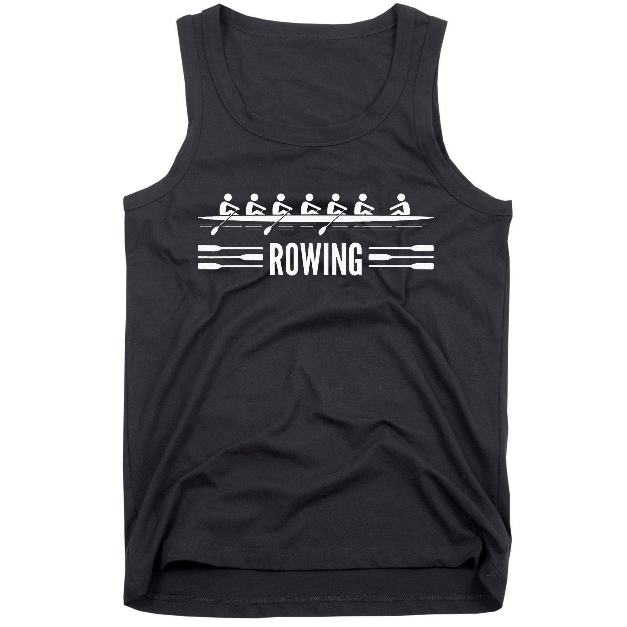 College Rowing Crew Row Team Boat Tank Top