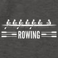 College Rowing Crew Row Team Boat Vector Backpack