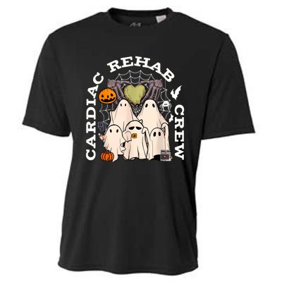 Cardiac Rehab Crew Rehab Nurse Spooky Halloween Cooling Performance Crew T-Shirt