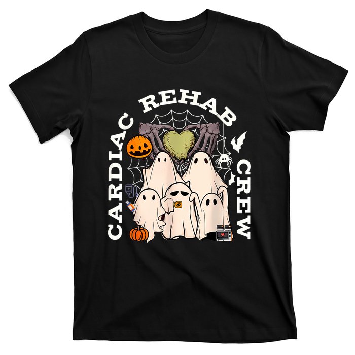 Cardiac Rehab Crew Rehab Nurse Spooky Halloween T-Shirt