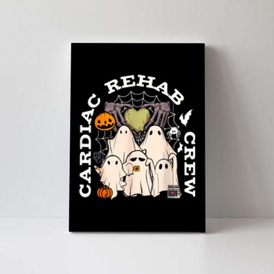 Cardiac Rehab Crew Rehab Nurse Spooky Halloween Canvas