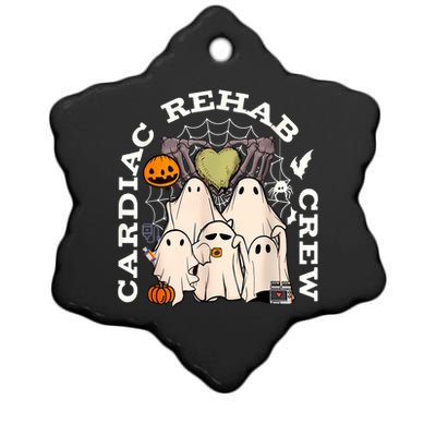 Cardiac Rehab Crew Rehab Nurse Spooky Halloween Ceramic Star Ornament