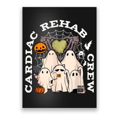 Cardiac Rehab Crew Rehab Nurse Spooky Halloween Poster