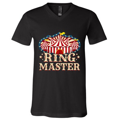 Circus Ringmaster V-Neck T-Shirt