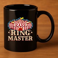 Circus Ringmaster 11oz C Handle Ceramic Mug