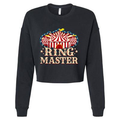 Circus Ringmaster Cropped Pullover Crew