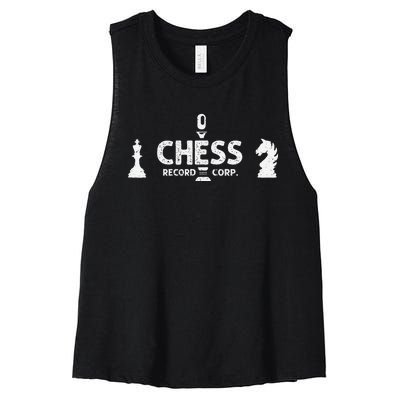 Chess Records Defunct Record Label Women's Racerback Cropped Tank