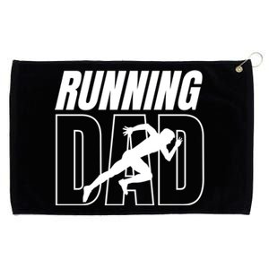 Cool Running Dad Marathon Runner FatherS Day Gift Grommeted Golf Towel