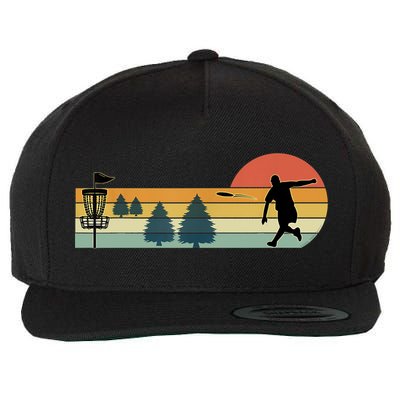Cool Retro Disc Golf Sport TShirt Wool Snapback Cap