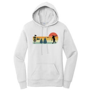 Cool Retro Disc Golf Sport Women's Pullover Hoodie