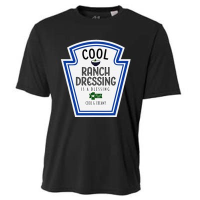 Cool Ranch Dressing Group Condiment Family Halloween Costume Cooling Performance Crew T-Shirt