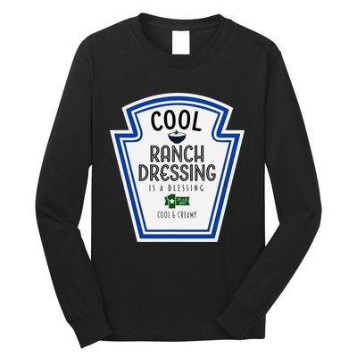 Cool Ranch Dressing Group Condiment Family Halloween Costume Long Sleeve Shirt