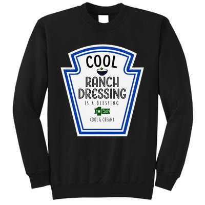 Cool Ranch Dressing Group Condiment Family Halloween Costume Sweatshirt