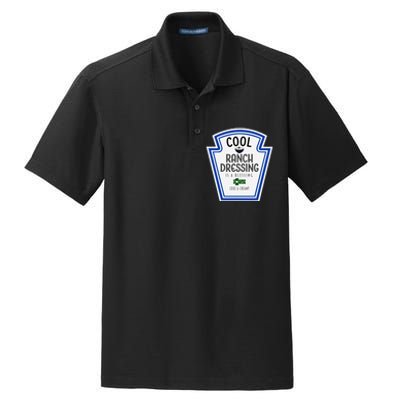 Cool Ranch Dressing Group Condiment Family Halloween Costume Dry Zone Grid Polo