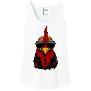 Cool Rooster Design For Chicken Rooster Lover Ladies Essential Tank