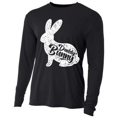 Cute Rabbit Daddy Papa Father Day egg hunting Cooling Performance Long Sleeve Crew