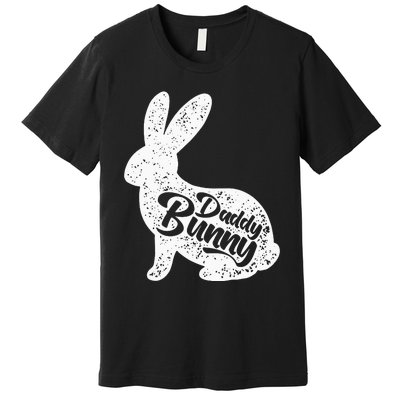 Cute Rabbit Daddy Papa Father Day egg hunting Premium T-Shirt