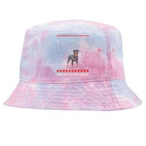 Cute Rottweiler Dog Lover Ugly Christmas Funny Gift Tie-Dyed Bucket Hat