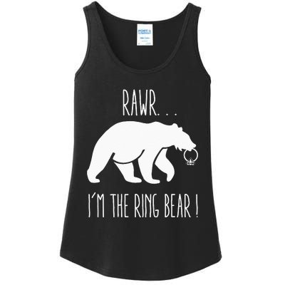 Cute Rehearsal Dinner For Ring Bearer Ladies Essential Tank