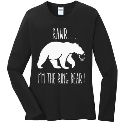 Cute Rehearsal Dinner For Ring Bearer Ladies Long Sleeve Shirt