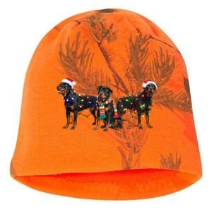 Christmas Rottweiler Dog Mom Santa Hat Holiday Design Great Gift Kati - Camo Knit Beanie