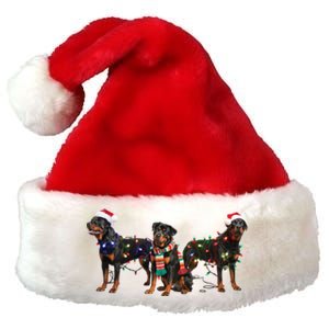 Christmas Rottweiler Dog Mom Santa Hat Holiday Design Great Gift Premium Christmas Santa Hat