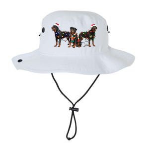 Christmas Rottweiler Dog Mom Santa Hat Holiday Design Great Gift Legacy Cool Fit Booney Bucket Hat