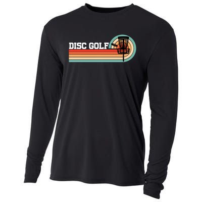 Cool Retro Disc Golf Sport Gift Idea Cooling Performance Long Sleeve Crew