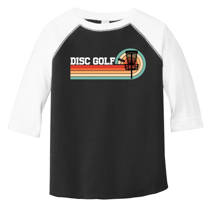 Cool Retro Disc Golf Sport Gift Idea Toddler Fine Jersey T-Shirt