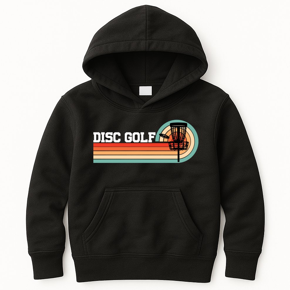 Cool Retro Disc Golf Sport Gift Idea Kids Hoodie