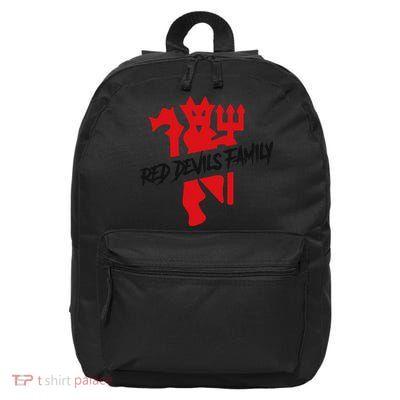 Cool Red Devils Family Manchester United Soccer Team 16 in Basic Backpack