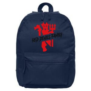 Cool Red Devils Family Manchester United Soccer Team 16 in Basic Backpack