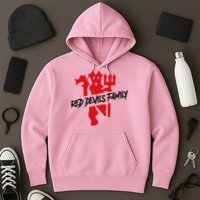Cool Red Devils Family Manchester United Soccer Team Hoodie