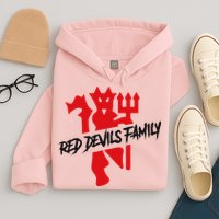 Cool Red Devils Family Manchester United Soccer Team Hoodie